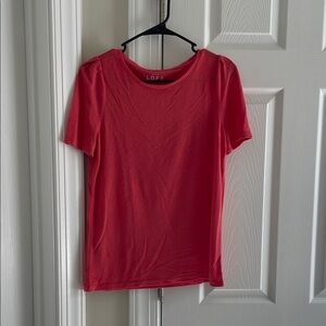 LOFT Vivid Red Short Sleeve Tee